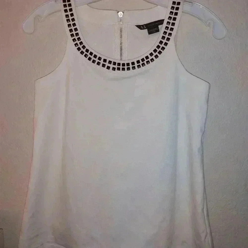 Armani exchange White tank size XS - Picture 3 of 5